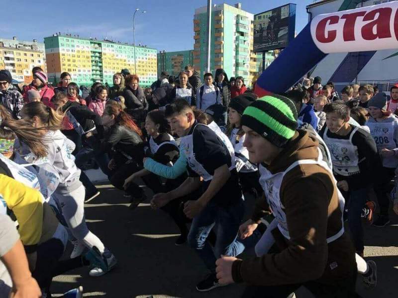 Более 100 таймырцев приняли участие во Всероссийском дне бега «Кросс Нации»